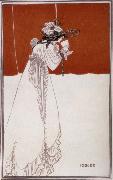 Aubrey Beardsley Isolde oil on canvas